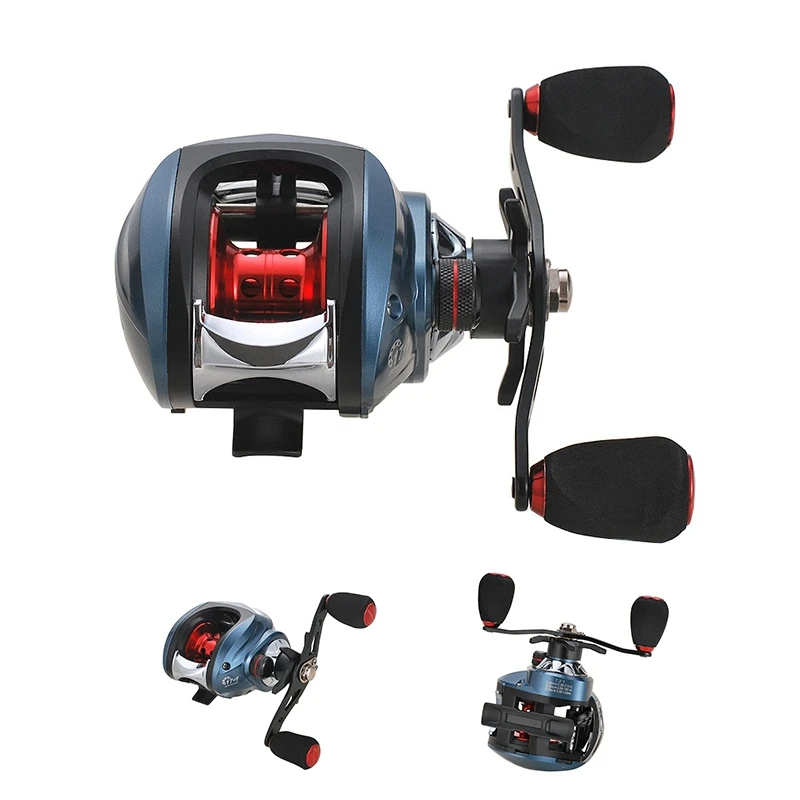 

7.2:1 18+1Bb Carretilha De Pesca Molinete Multiplier Baitcasting Reel Centrifugal Dual Brake Bait Casting Reels Moulinet for Shi