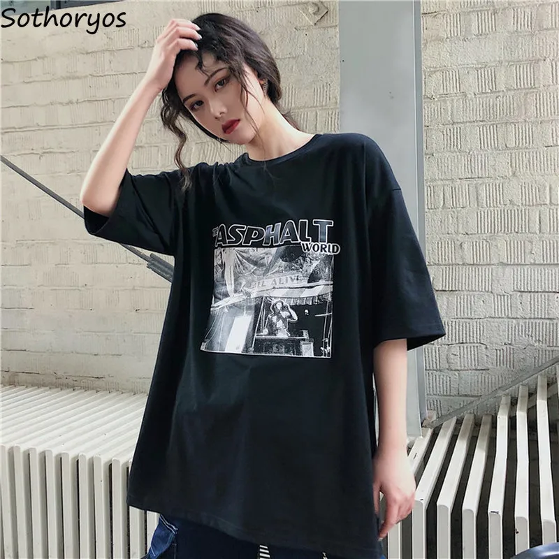 Футболки для женщин с принтом Harajuku футболка дышащая Высококачественная женская