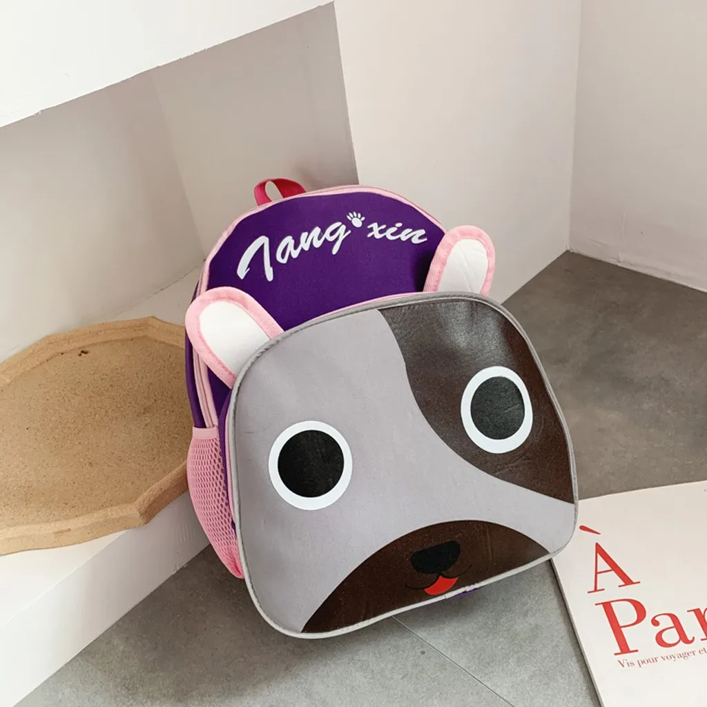

cute Student Small Fashion Trend Solid Color Cute Nylon Children's Bag Shoulder Bag Backpack book bags for teenage girls