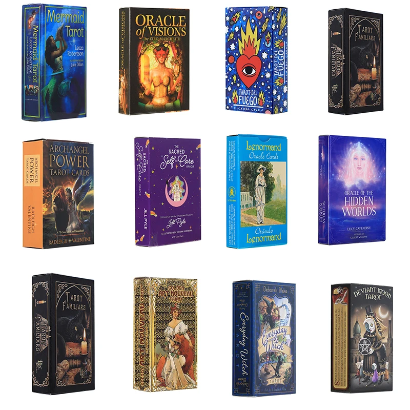 Карты Таро Оракл палуба таинственное гадания колода игры для мультиплеера карты