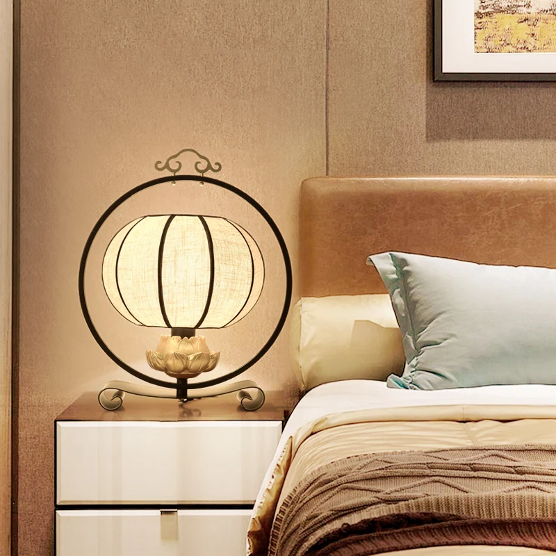 OUFTA настольная лампа современная офисная креативная декоративная ткань для фойе