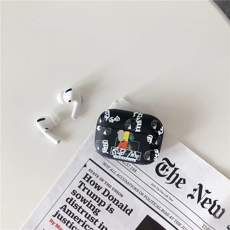 Популярный Матовый чехол Funda для AirPods Pro Чехол для ПК Жесткий Модный чехол для Apple Air pods pro 3 tws Bluetooth чехол для наушников# EW