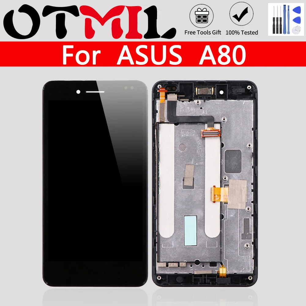 Оригинальный ЖК дисплей 5 0 дюйма для ASUS Padfone 3 Infinity A80 сенсорный экран с рамкой