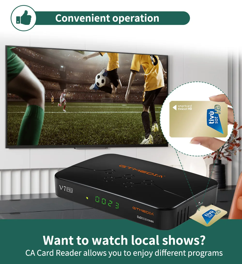 Spain Free Shipping GTMEDIA V7 PRO Satellite Receiver H.265 DVB S2 T2 Combo S2X Support USB Wifi Set Top Box Plus | Электроника