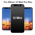 Дисплей OEM для iPhone 12mini 12 pro Max, сменный сенсорный дигитайзер в сборе с OLED-экраном и ЖК-дисплеем, качество 100%