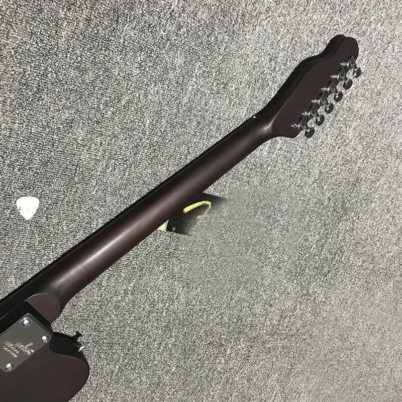 Классическая брендовая электрическая гитара изысканная матовая поверхность