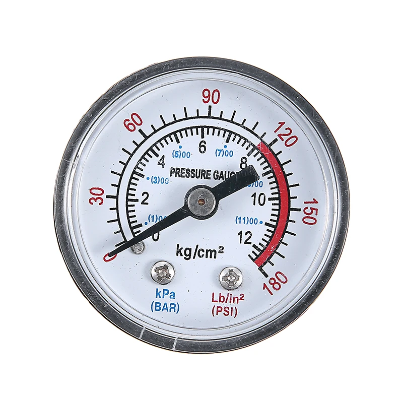1 шт. манометр для воздушного компрессора 0 1/8 psi 12 бар|Манометры| |
