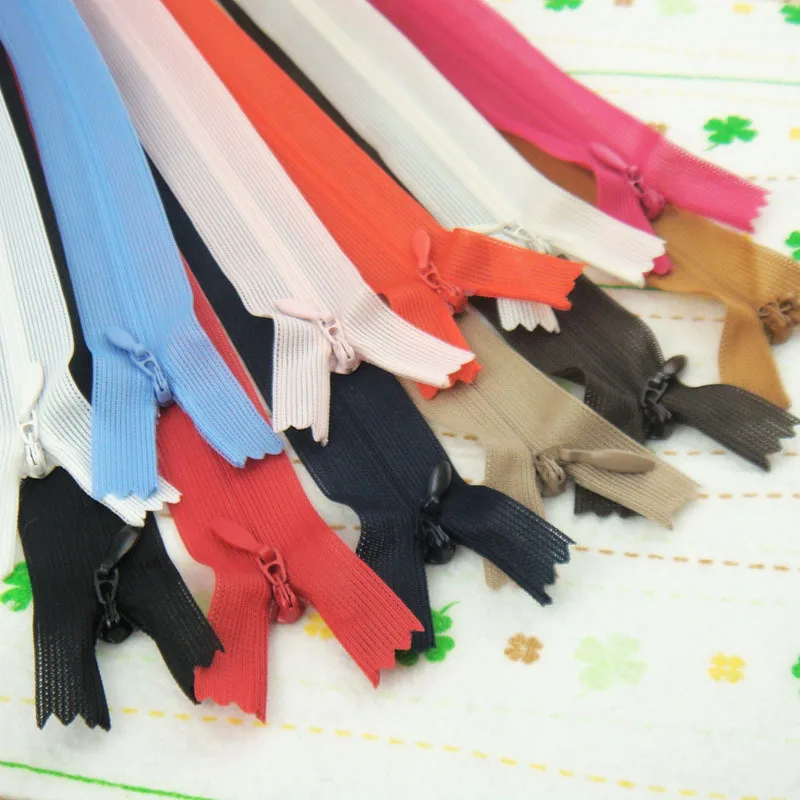 Кружевные невидимые молнии для нижнего белья сумки 60 см скрытые застежки одежды