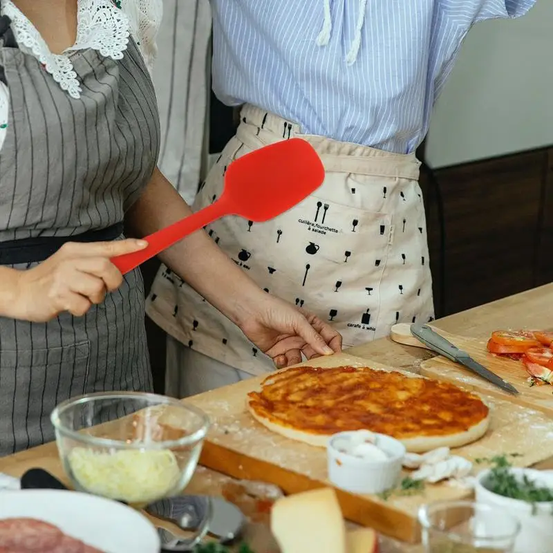 

10 PCS Non-Stick Pastry Utensils Scraper Spatula Silicone Kitchen Pastry Tool Spatula Silicone Butter Cream Stirring Scraper