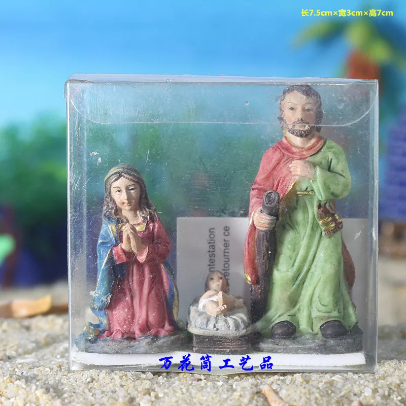 Набор для песочного стола с изображением Иисуса рожденного ребенка отца мамы