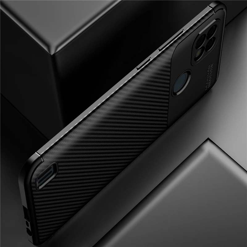 for oppo realme c21 case bumper anti knock silicon carbon fiber back cover for oppo realme c21 case for realme c21 c 21 6 5 inch free global shipping