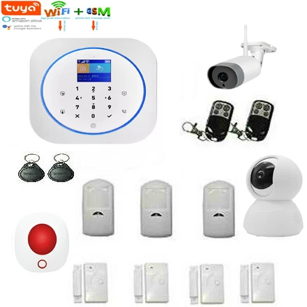 Yobang безопасности беспроводной Wifi ЖК-дисплей домашняя Безопасность GSM