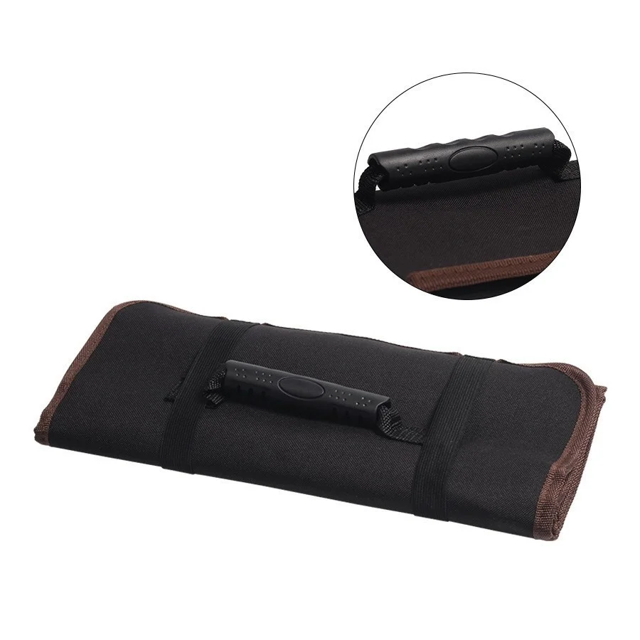 58*35cm Oxford Cloth Roll Electrician Tools Storage Bags Organizers With Zipper Portable Toolkit Handbag For Pliers Screwdrivers |