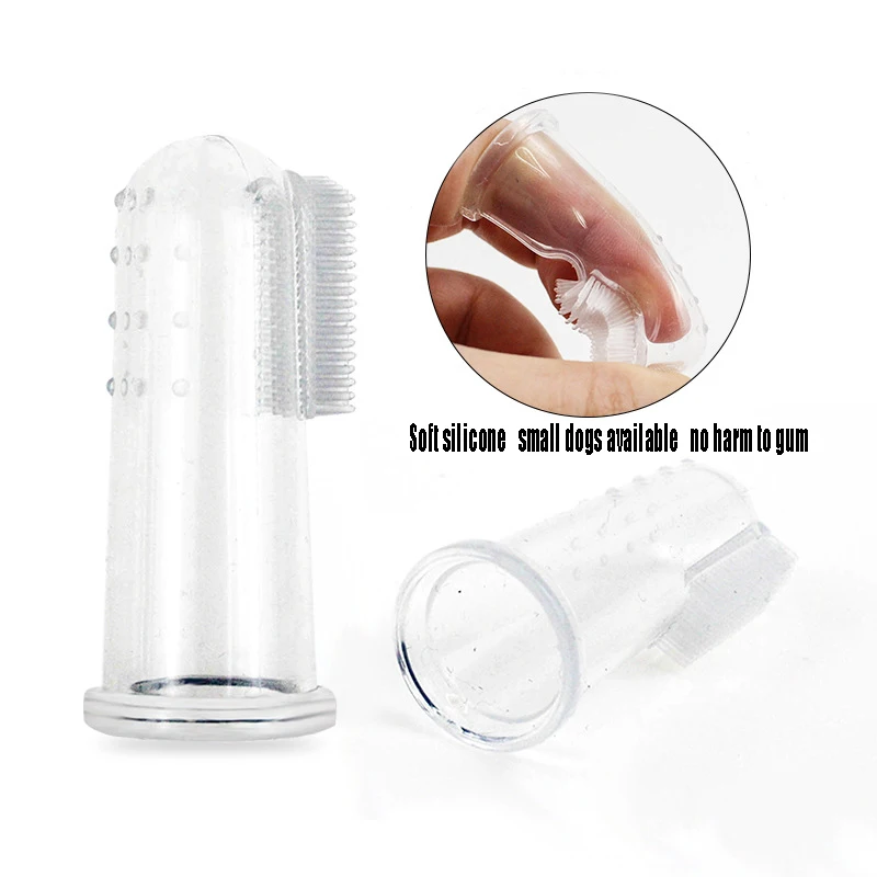 Зубная щетка для животных зубная Силиконовая щенков и кошек животных| |