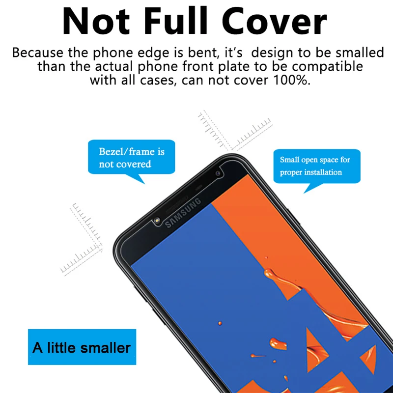 Защитное стекло для экрана Samsung J8 2018 J4 J6 Plus J5 J7 Prime J2 Core J260F HD 9H 2 шт. | Мобильные