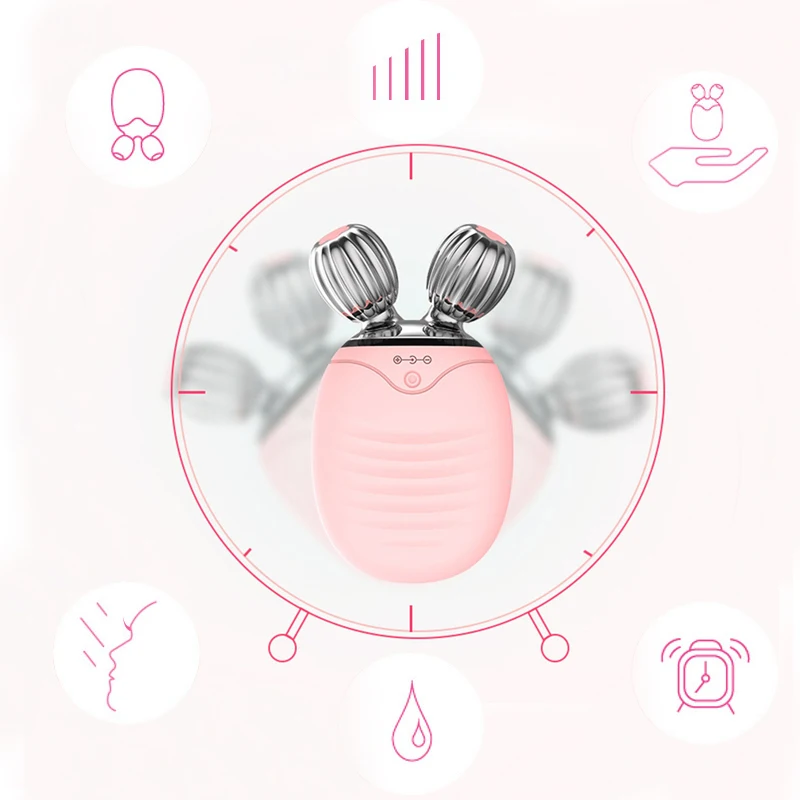 Массажер LINMEE для лица Электрический силиконовый массажер щетка очищения