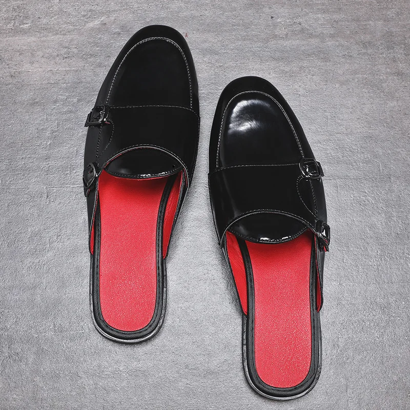 2020 Новая летняя мужская официальная обувь кожаные Вьетнамки сандалии из