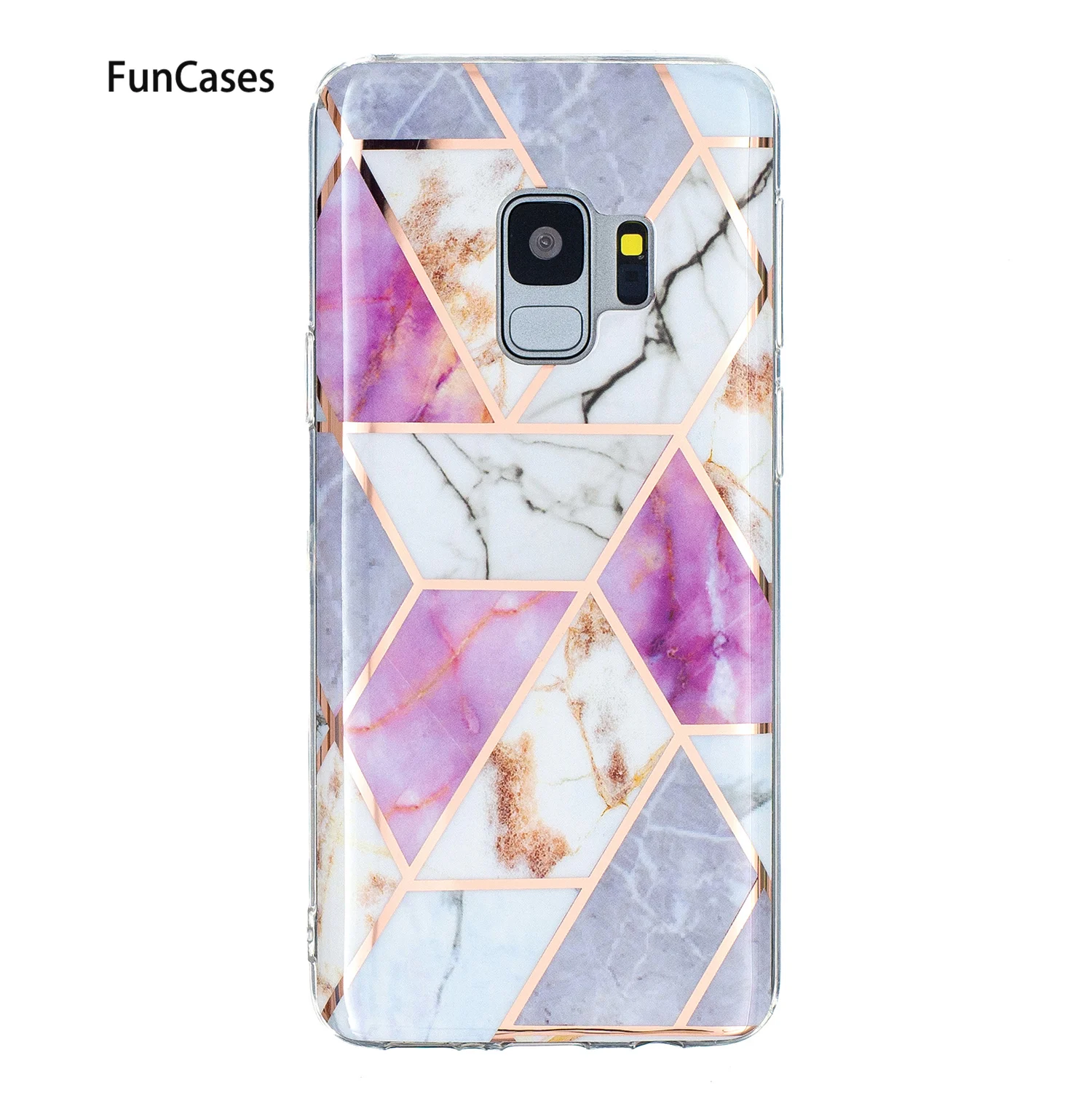 Блестящие мягкие IMD Чехлы для Samsung S9 Plus глянцевые Galaxy + Защитные чехлы телефонов