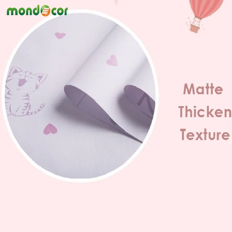 

Home Decals Matte Cute Bear Wallpaper Waterproof Self Adhesive for Kids Room Girls Room Bedroom Living Room PVC Art Wall Sticker