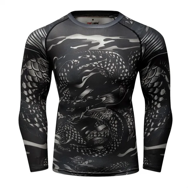 11 Футболка MMA herren rashguard jiu jitsu bjj футболка Langarm фитнес Муай Тай Бокс спортивный пуловер Рашгард MMA boxen Jersey - Цвет: 11