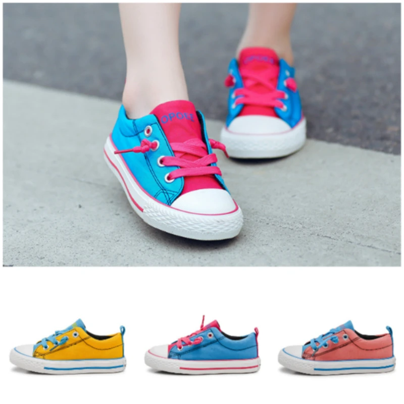 Kids Shoes for Baby Girls Jeans Denim Colorful Canvas Leisure Children Mini Melissa Boys Toddler Sneakers Traine | Детская одежда и