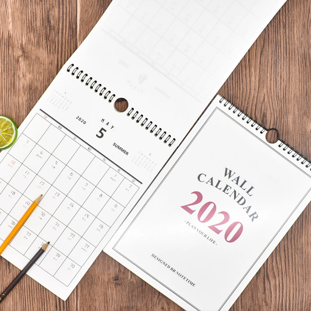 

Calendar Decoration2020 Hanging Schedule Memo Monthly Personal Planner School Year Family Wall Calendars for Home and Office
