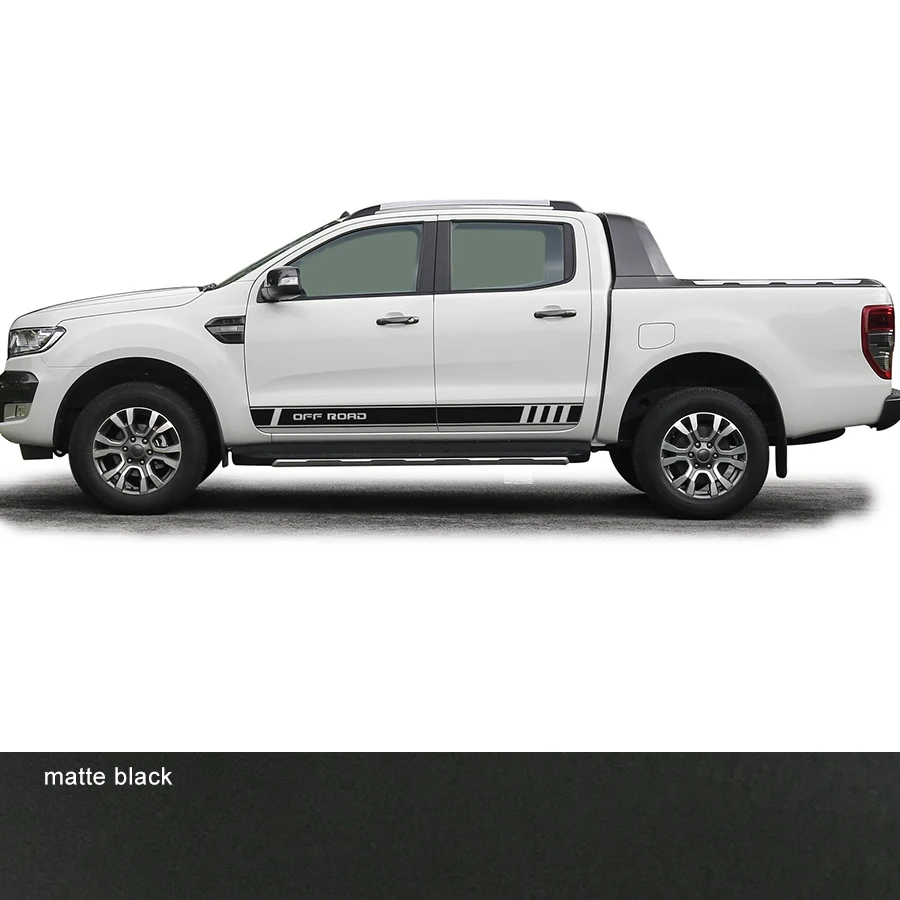 

2 шт. виниловые наклейки в полоску с градиентом сбоку для Ford ranger 2012 2013 2014 2015 2016 2017 2018 2019
