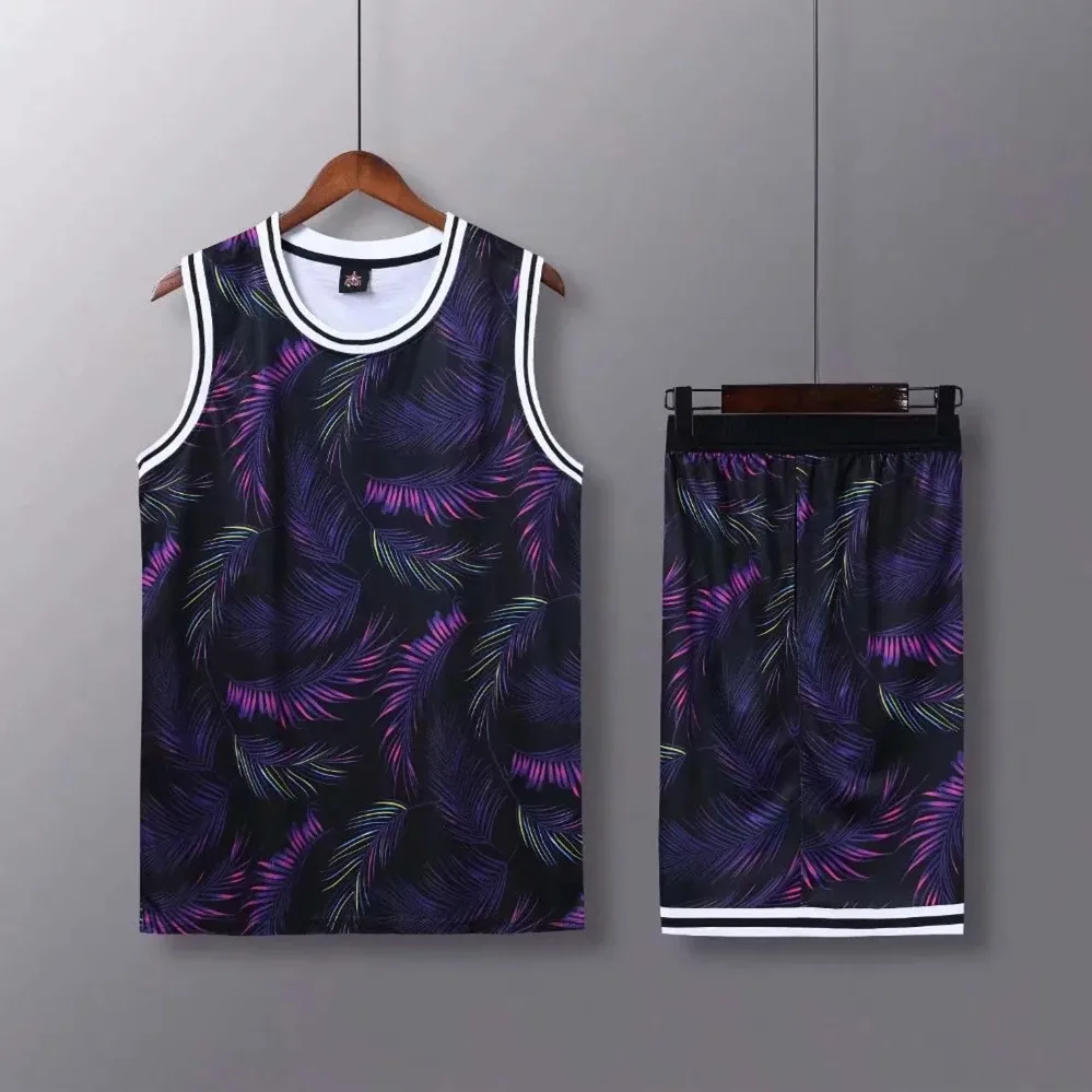 2019 персонализированный комплект баскетбольных футболок для взрослых мужчин