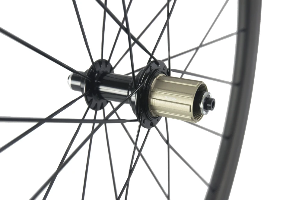 Полный 700C углеродный дорожный клинчер велосипедный комплект колеса 38/50/60/88 мм