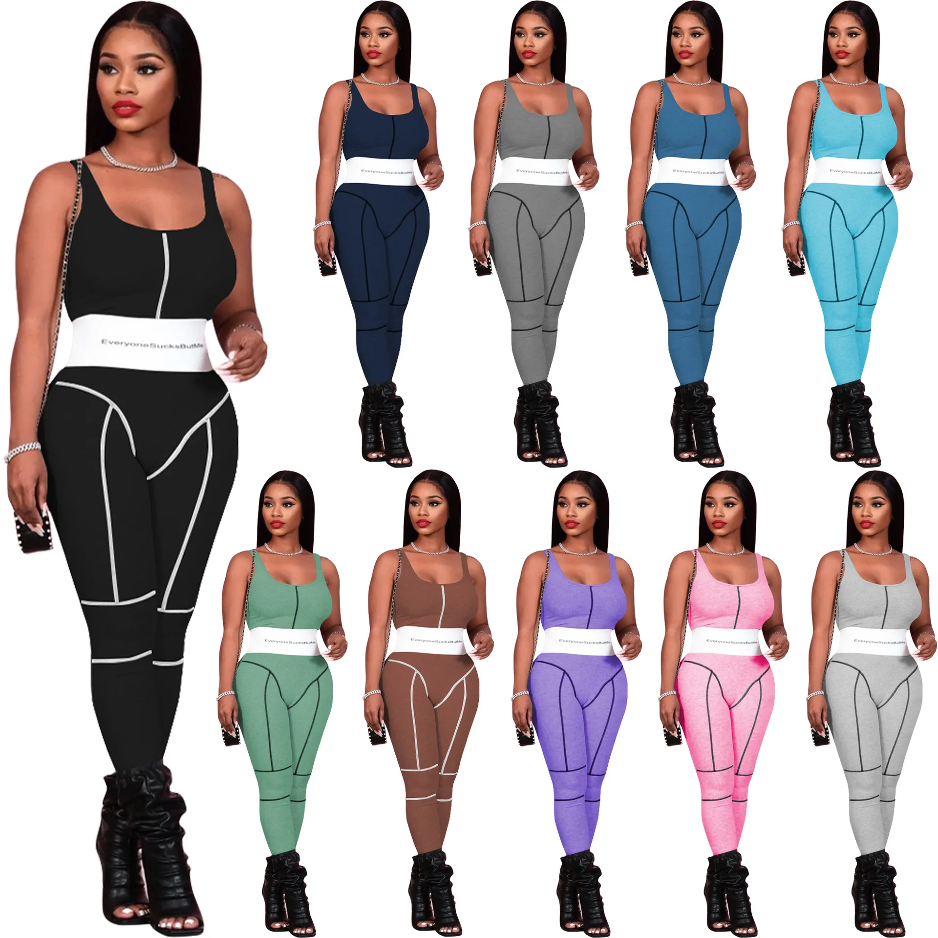 2021 бесшовный лоскутный спортивный комбинезон для йоги тренажерного зала фитнеса