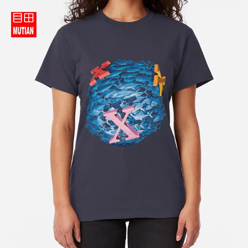 Футболка X' Marks the Spot createarthistory с животными морской океан рыба | Мужская одежда