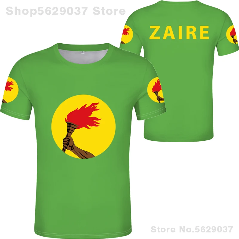 Заир флаг 1971 1997 футболка Демократическая Республика Конго по индивидуальному