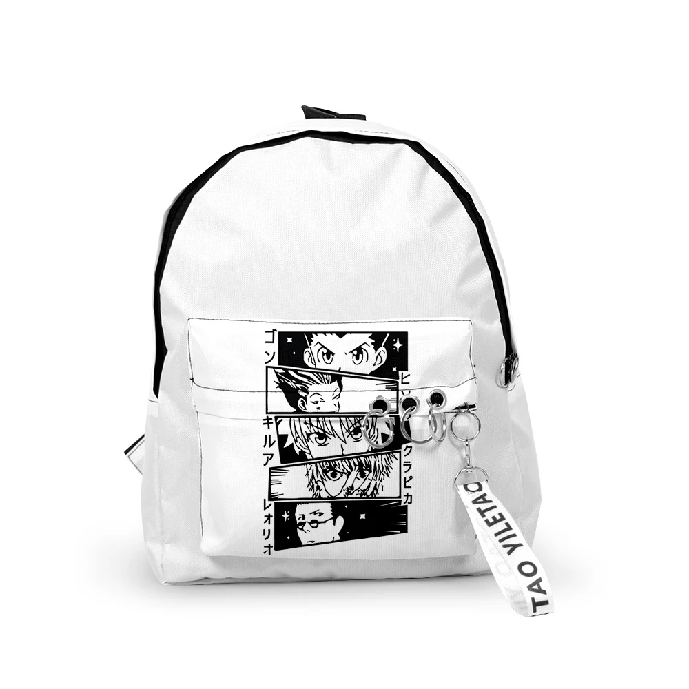 

Anime Manga HxH Backpack Grils School back pack Bags Hunter X Hunter Bagpack Schoolbag Harajuku Laptop Bookbag Men Women Mochila