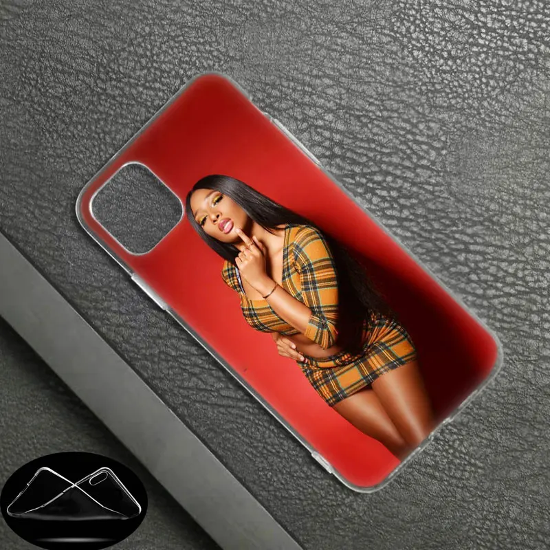 Роскошный мягкий силиконовый чехол для телефона с изображением Меган Тори Apple