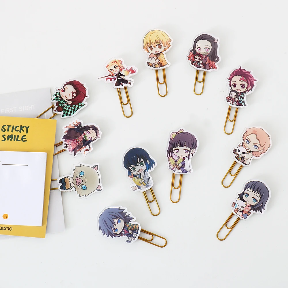 

TUTU 2pcs/lot Hot Japanese anime Bookmarks Paper Clips Teacher Student Page Holder Stationery School Office Supply Gift H0590