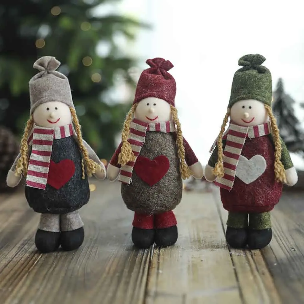 Санта Клаус снеговик украшения игрушка куклы дверь дерево висит детский подарок