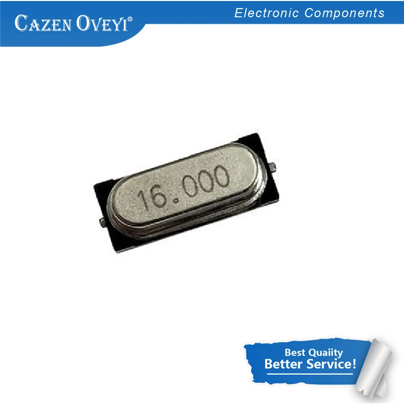 20 шт./лот SMD HC 49S 16 000 МГц HC49S м 20ppm 20pF 2 Кварцевый резонатор Кристалл в