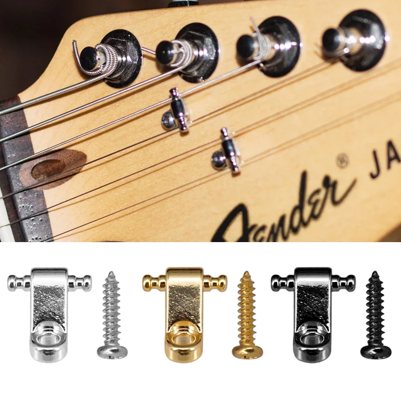 2pcs elektrische gitarre roller string bäume string retainer montage gitarre baum führer für elektrische gitarren teile und zubehö
