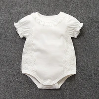 summer cotton princess newborn infant baby girl clothes lace girls bodysuits jumpsuits outfits
