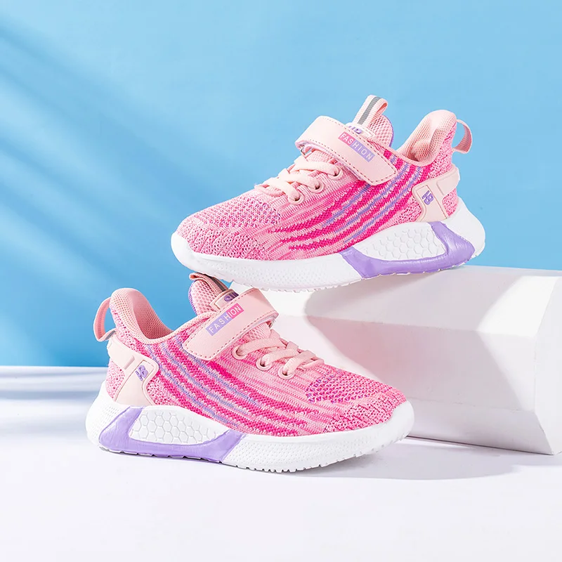 2020 спортивная детская обувь для девочек кроссовки пешего туризма модная дышащая