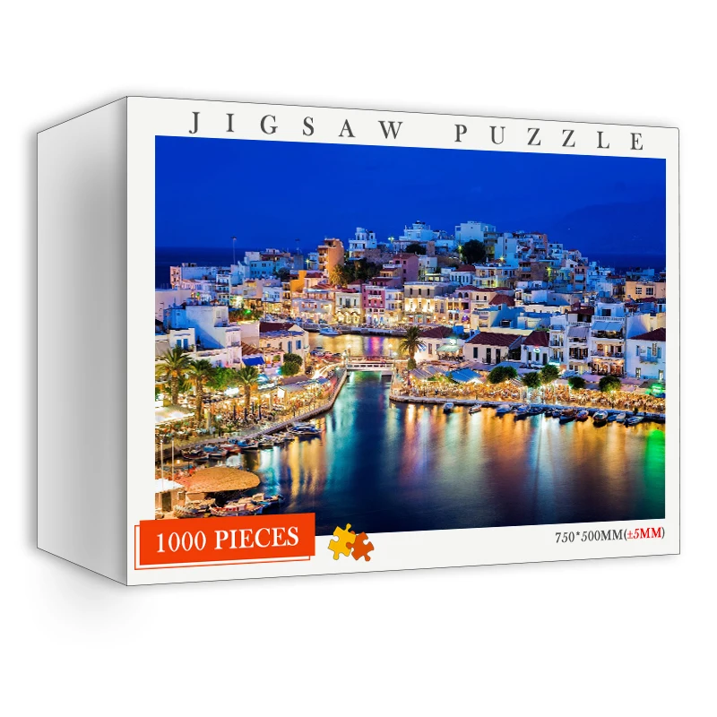 Пазл с ночным видением деревянные пазлы красивым ландшафтом интересные Пазлы