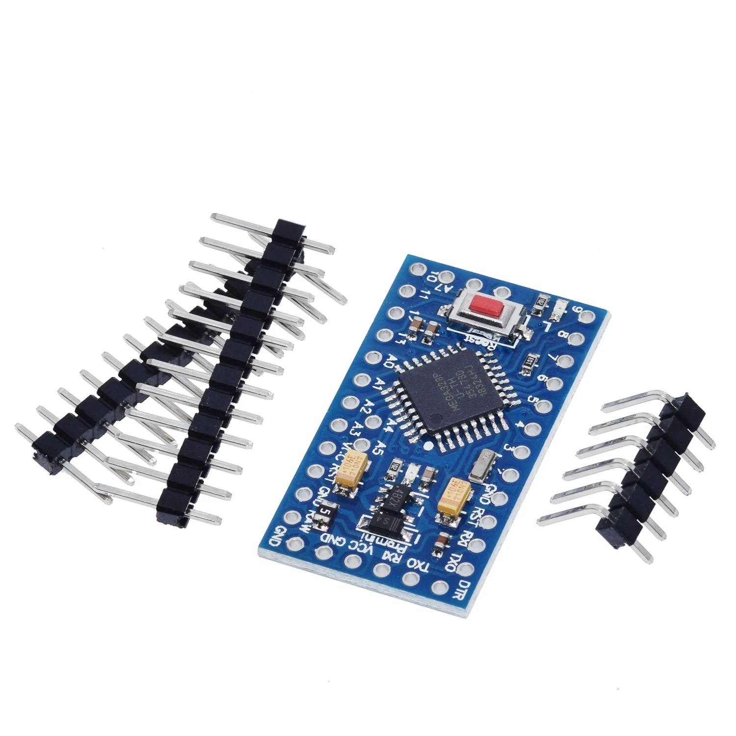 Pro mini Atmega328 Pro Mini 328 Mini ATMEGA328 3,3 V 8MHz 5V 16Mhz для Arduino совместимый нано - Цвет: Pro Mini 328P-AU 3V3
