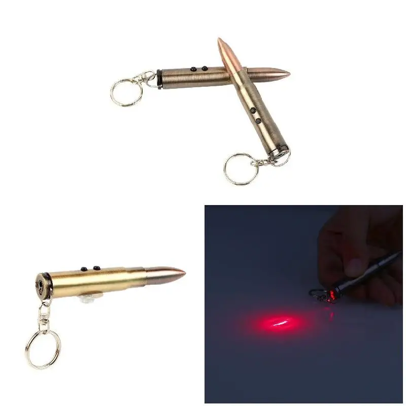 

Hot Multifunction Outdoor Self-defense Flashlight Bullet Shaped Pen Survival EDC Laser+Light+Hammer+Ballpoint Self Defense