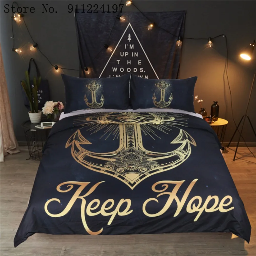 

High Quality Bedspread Golden Duvet Cover Home Textile Custom Bohemia Dreamcatcher Quilt Cover Comforter Bedding Set 210*210CM