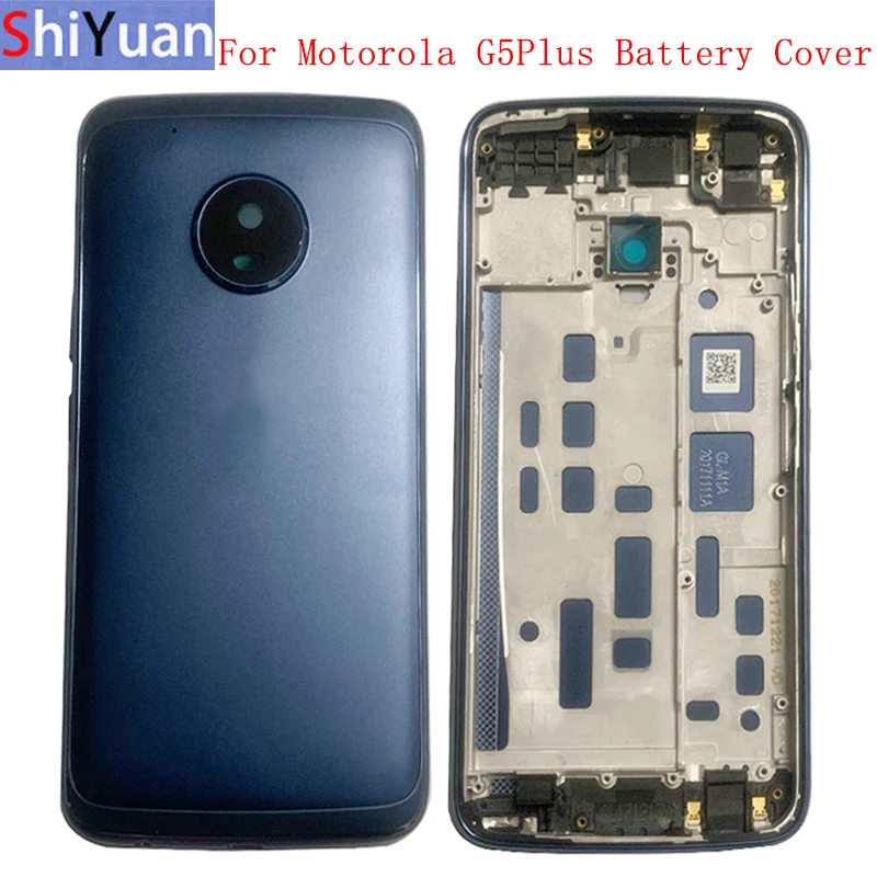 Крышка батарейного отсека задняя панель Корпус для Motorola Moto G5 Plus крышка с