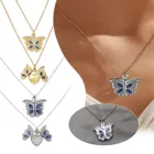 Ожерелье в форме бабочки с надписью и фото-формой для подружек женское ожерелье с Красной сеткой Ins цепь до ключицы подарок для любимого подарка