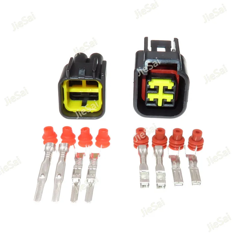 4 Pin автомобильного разъема FWY-C-4F-B 12444-5504-2 катушки зажигания Разъем для FORD |