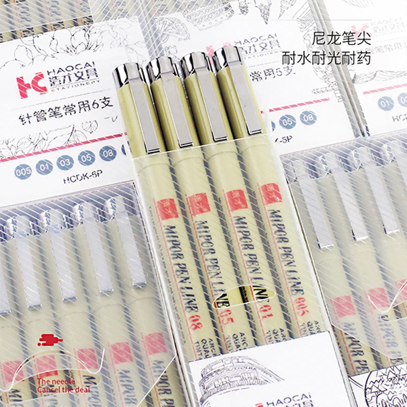 Pigma Micron ручка в стиле аниме вкладышей для рисования искусство маркеры манга