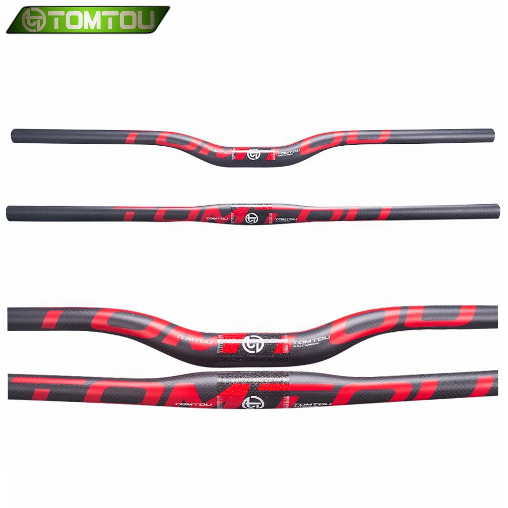 Руль из карбонового волокна от TOMTOU части для горного велосипеда Однообразный и