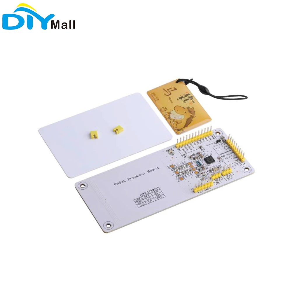 

Плата разработки PN532 NFC/RFID V1.3 для совместимости с Arduino + белая карта